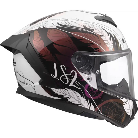 Casco LS2 FF820 Rapid III Boho White/Black/Pink