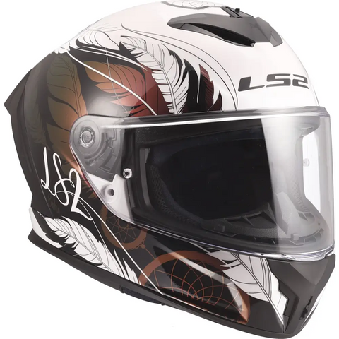 Casco LS2 FF820 Rapid III Boho White/Black/Pink