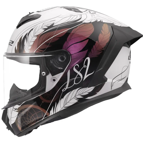 Casco LS2 FF820 Rapid III Boho White/Black/Pink