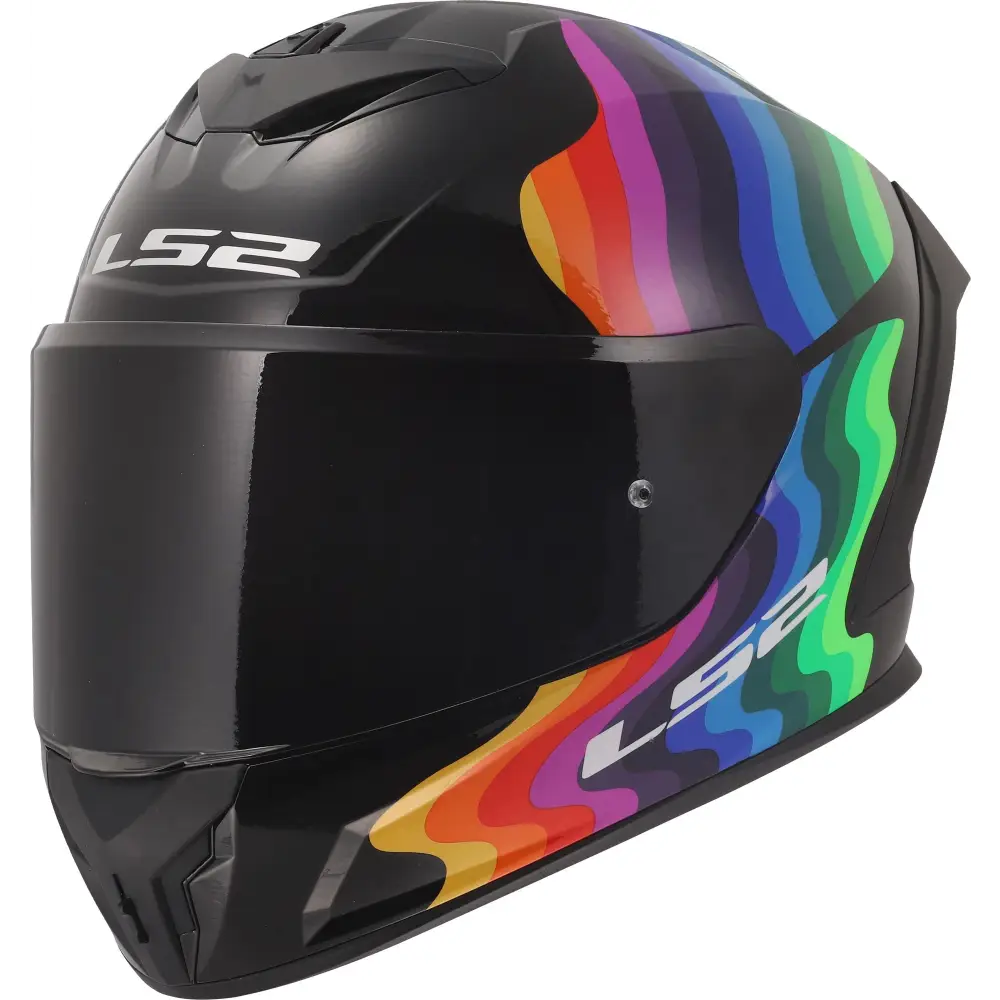 Casco LS2 FF820 Rapid III Flow Black/Multi