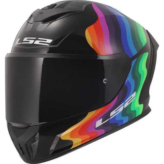 Casco LS2 FF820 Rapid III Flow Black/Multi