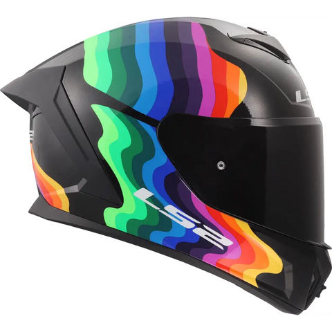Casco LS2 FF820 Rapid III Flow Black/Multi