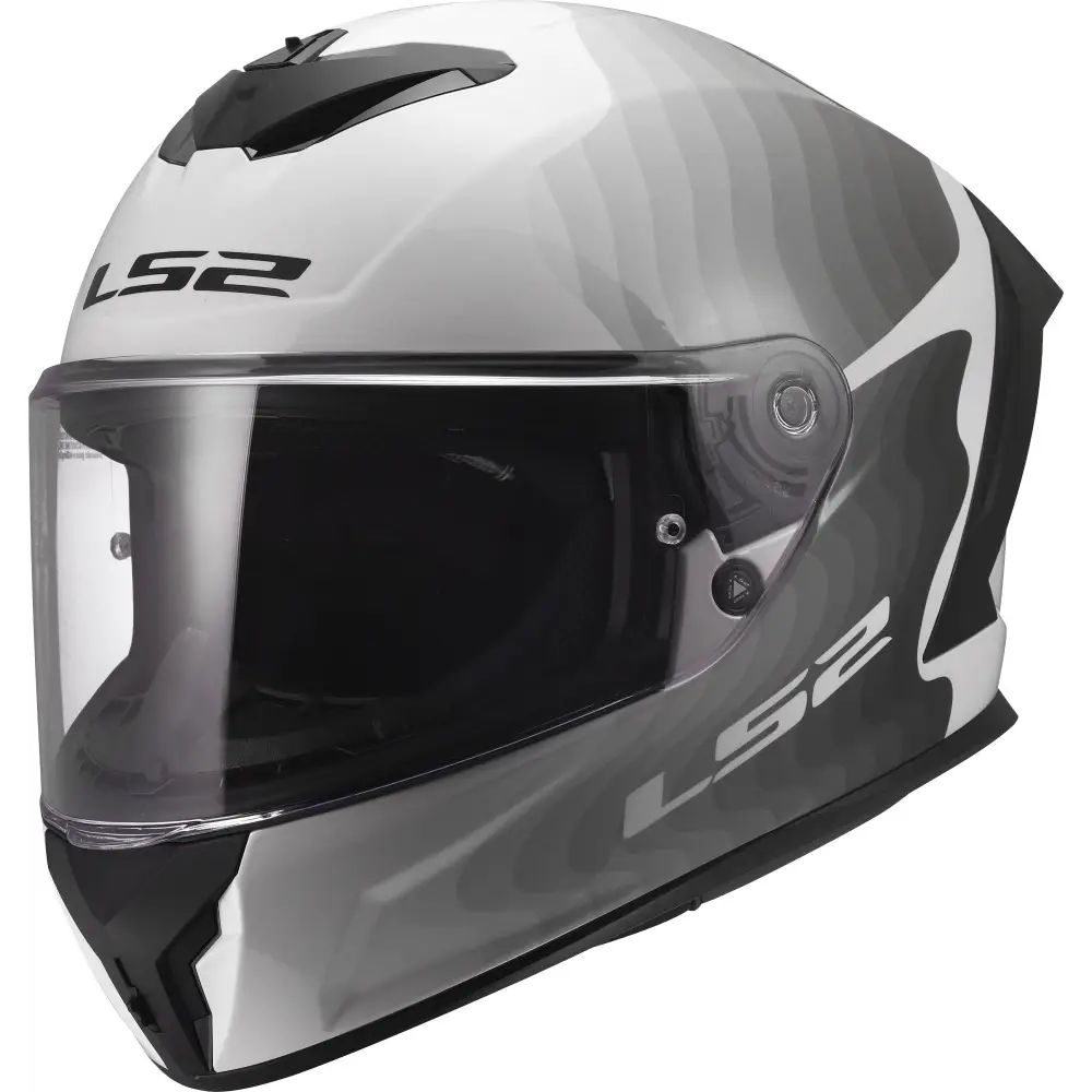 Casco LS2 FF820 Rapid III Flow White/Gray