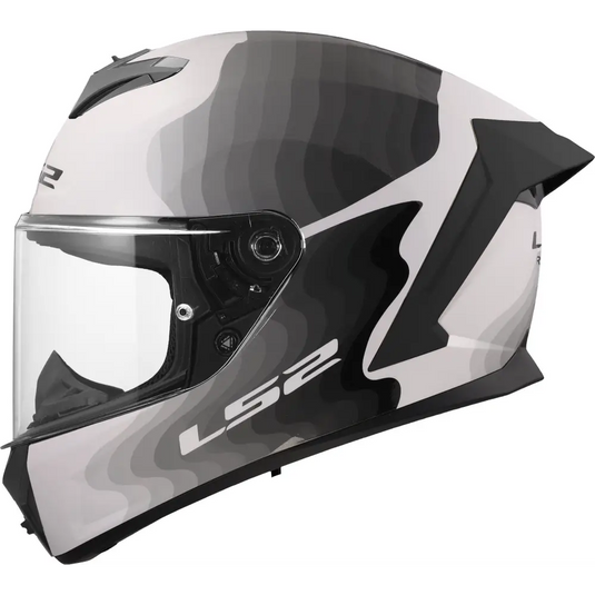 Casco LS2 FF820 Rapid III Flow White/Gray