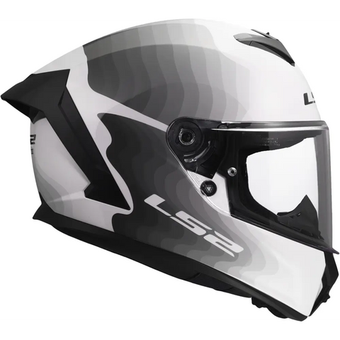 Casco LS2 FF820 Rapid III Flow White/Gray