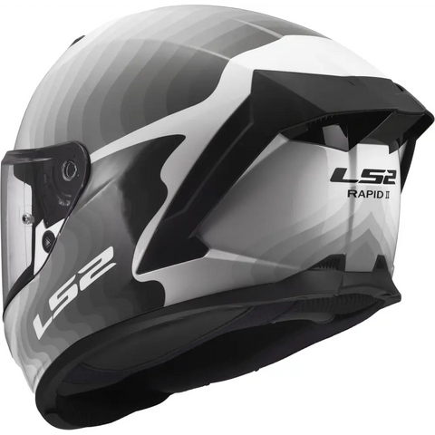 Casco LS2 FF820 Rapid III Flow White/Gray