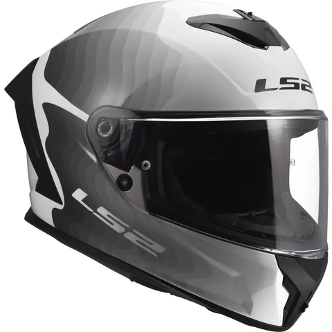 Casco LS2 FF820 Rapid III Flow White/Gray