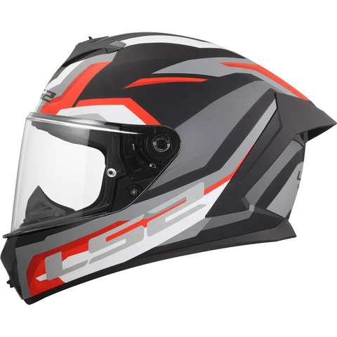Casco LS2 FF820 Rapid III Hyper Black/Red