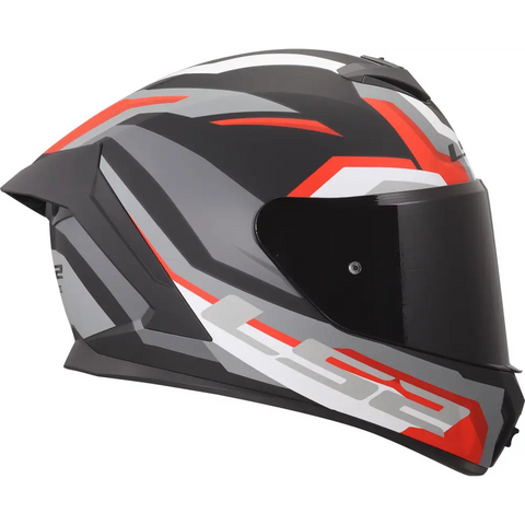 Casco LS2 FF820 Rapid III Hyper Black/Red