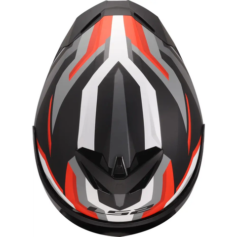 Casco LS2 FF820 Rapid III Hyper Black/Red