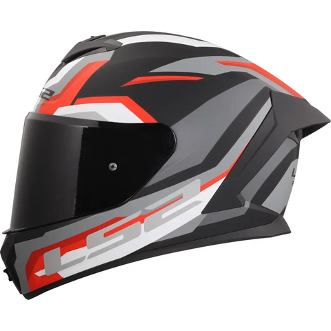 Casco LS2 FF820 Rapid III Hyper Black/Red