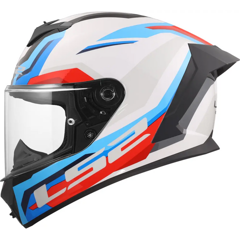 Casco LS2 FF820 Rapid III Hyper White/Blue/Red