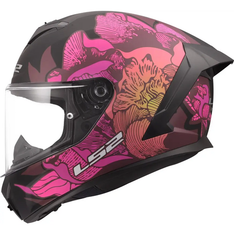 Casco LS2 FF820 Rapid III Poppies Black/Pink