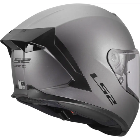 Casco LS2 FF820 Rapid III Solid Gray Matt