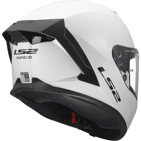 Casco LS2 FF820 Rapid III Solid White