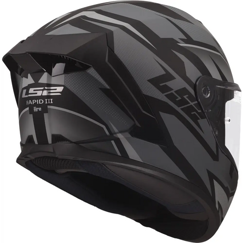 Casco LS2 FF820 Rapid III Xtrem Black/Gray