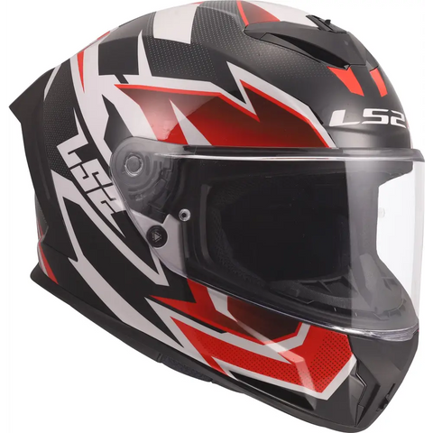 Casco LS2 FF820 Rapid III Xtrem White/Black/Red