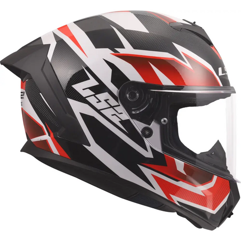 Casco LS2 FF820 Rapid III Xtrem White/Black/Red