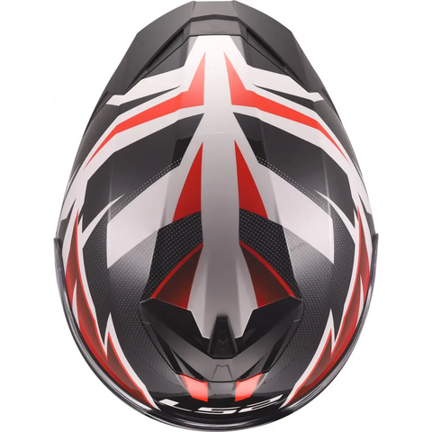 Casco LS2 FF820 Rapid III Xtrem White/Black/Red