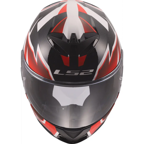 Casco LS2 FF820 Rapid III Xtrem White/Black/Red
