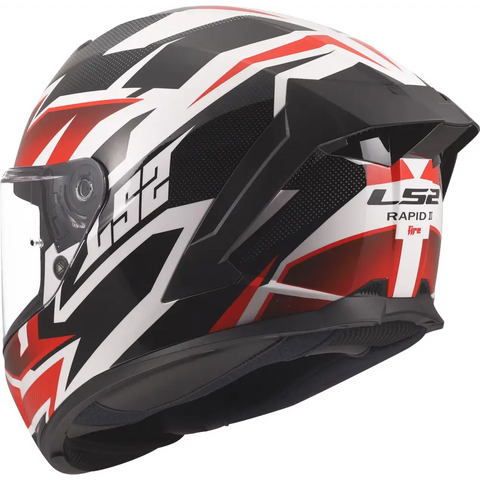 Casco LS2 FF820 Rapid III Xtrem White/Black/Red