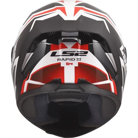 Casco LS2 FF820 Rapid III Xtrem White/Black/Red