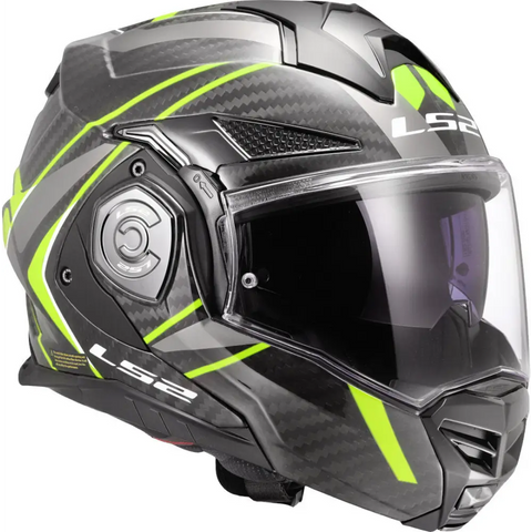 Casco LS2 FF901 Advant X Carbon Future ll Fluo Yellow