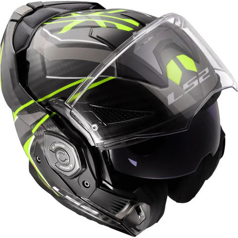Casco LS2 FF901 Advant X Carbon Future ll Fluo Yellow
