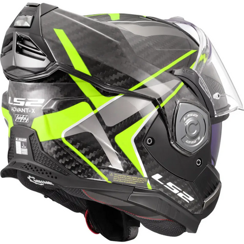 Casco LS2 FF901 Advant X Carbon Future ll Fluo Yellow