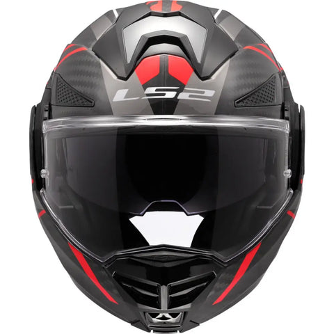 Casco LS2 FF901 Advant X Carbon Future ll Red