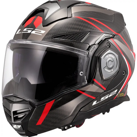 Casco LS2 FF901 Advant X Carbon Future ll Red