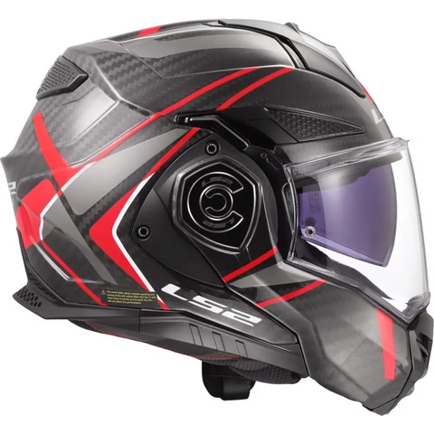 Casco LS2 FF901 Advant X Carbon Future ll Red