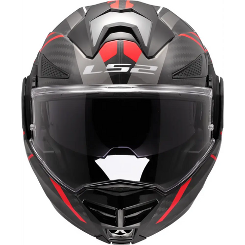 Casco LS2 FF901 Advant X Carbon Future ll Red