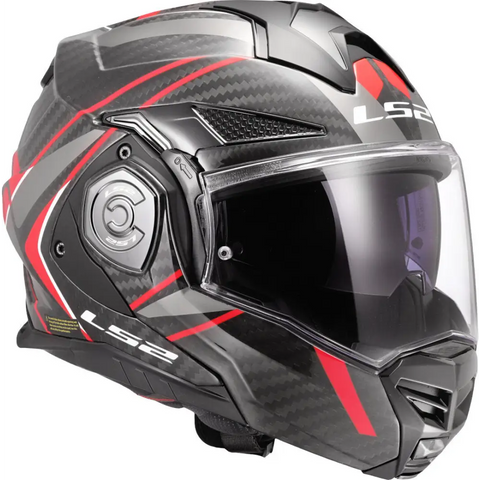 Casco LS2 FF901 Advant X Carbon Future ll Red