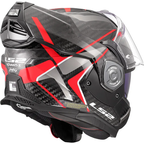 Casco LS2 FF901 Advant X Carbon Future ll Red