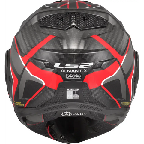 Casco LS2 FF901 Advant X Carbon Future ll Red