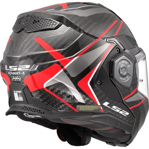 Casco LS2 FF901 Advant X Carbon Future ll Red