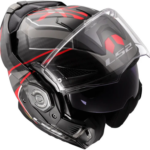Casco LS2 FF901 Advant X Carbon Future ll Red