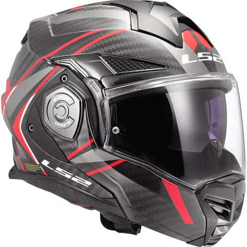 Casco LS2 FF901 Advant X Carbon Future ll Red
