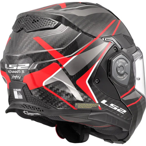 Casco LS2 FF901 Advant X Carbon Future ll Red