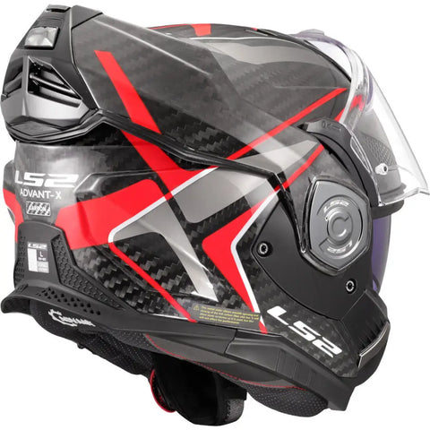 Casco LS2 FF901 Advant X Carbon Future ll Red