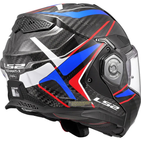 Casco LS2 FF901 Advant X Carbon Future ll White/Blue/Red