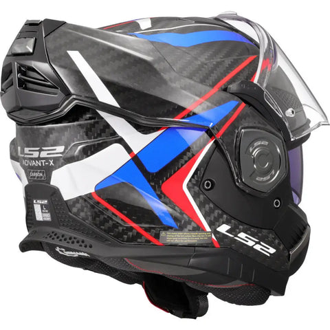 Casco LS2 FF901 Advant X Carbon Future ll White/Blue/Red