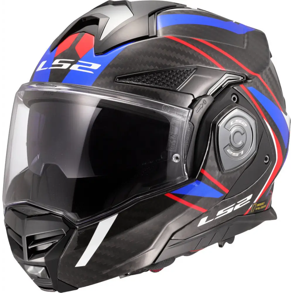 Casco LS2 FF901 Advant X Carbon Future ll White/Blue/Red