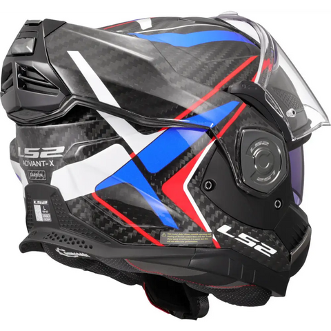 Casco LS2 FF901 Advant X Carbon Future ll White/Blue/Red
