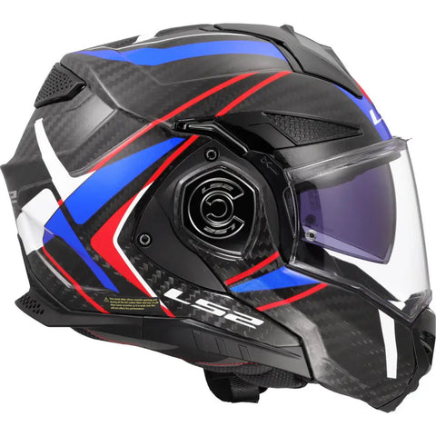 Casco LS2 FF901 Advant X Carbon Future ll White/Blue/Red
