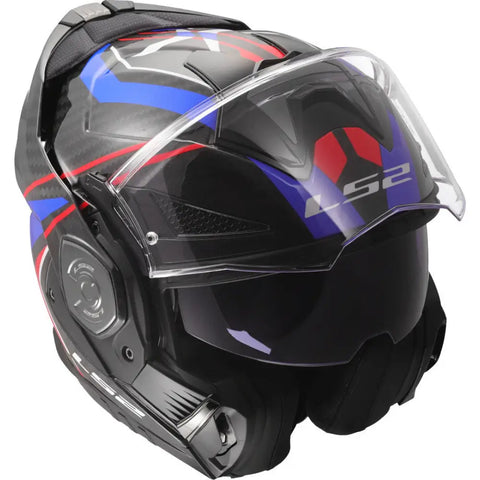 Casco LS2 FF901 Advant X Carbon Future ll White/Blue/Red