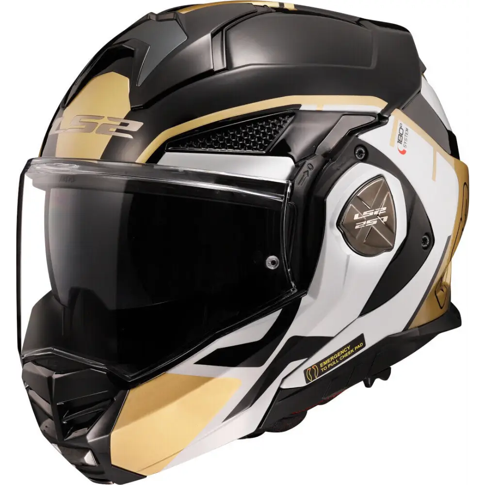 Casco Moto Modulare LS2 ADVANT X - Tri-Composite, ECE22.06, Taglia M, Bianco/Rosso - Foto 12