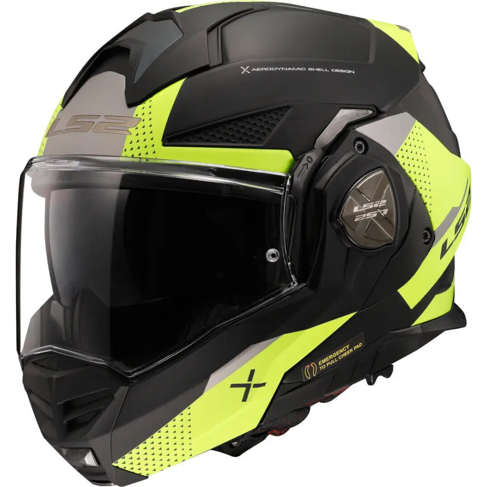 Casco LS2 FF901 Advant X Oblivion Matt Black/Hi-Viz