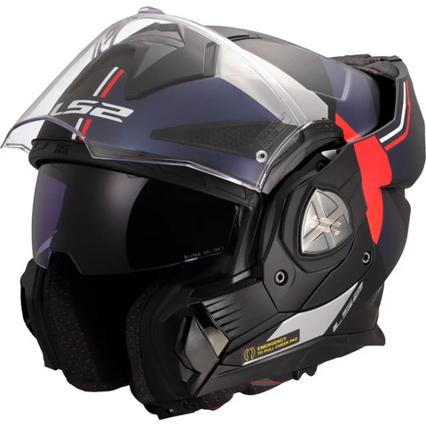Casco LS2 FF901 Advant X Ultra Black Matt/Red/Blue/White